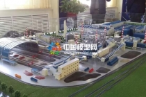 巨能特鋼廠區(qū)沙盤模型，新工藝新技術(shù)新材料新裝備實(shí)驗(yàn)基地